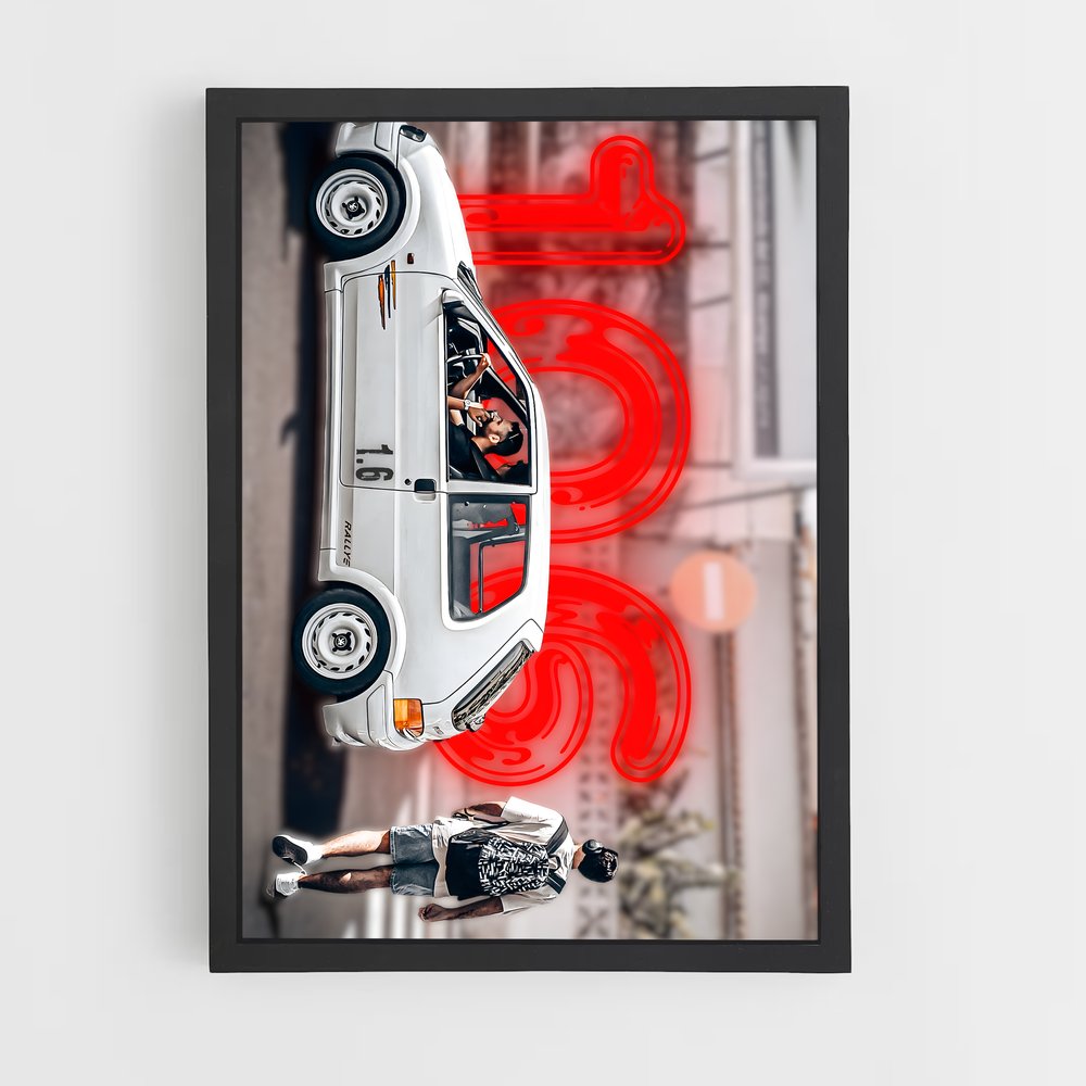 Poster Rallye Éclair – affiche Peugeot (vue 2)